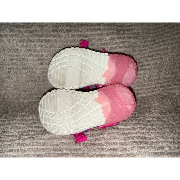 Stride Rite 360 Girl's Sevita Sandal Toddler Size 5 blinking Light Up Shoes - Picture 6 of 8